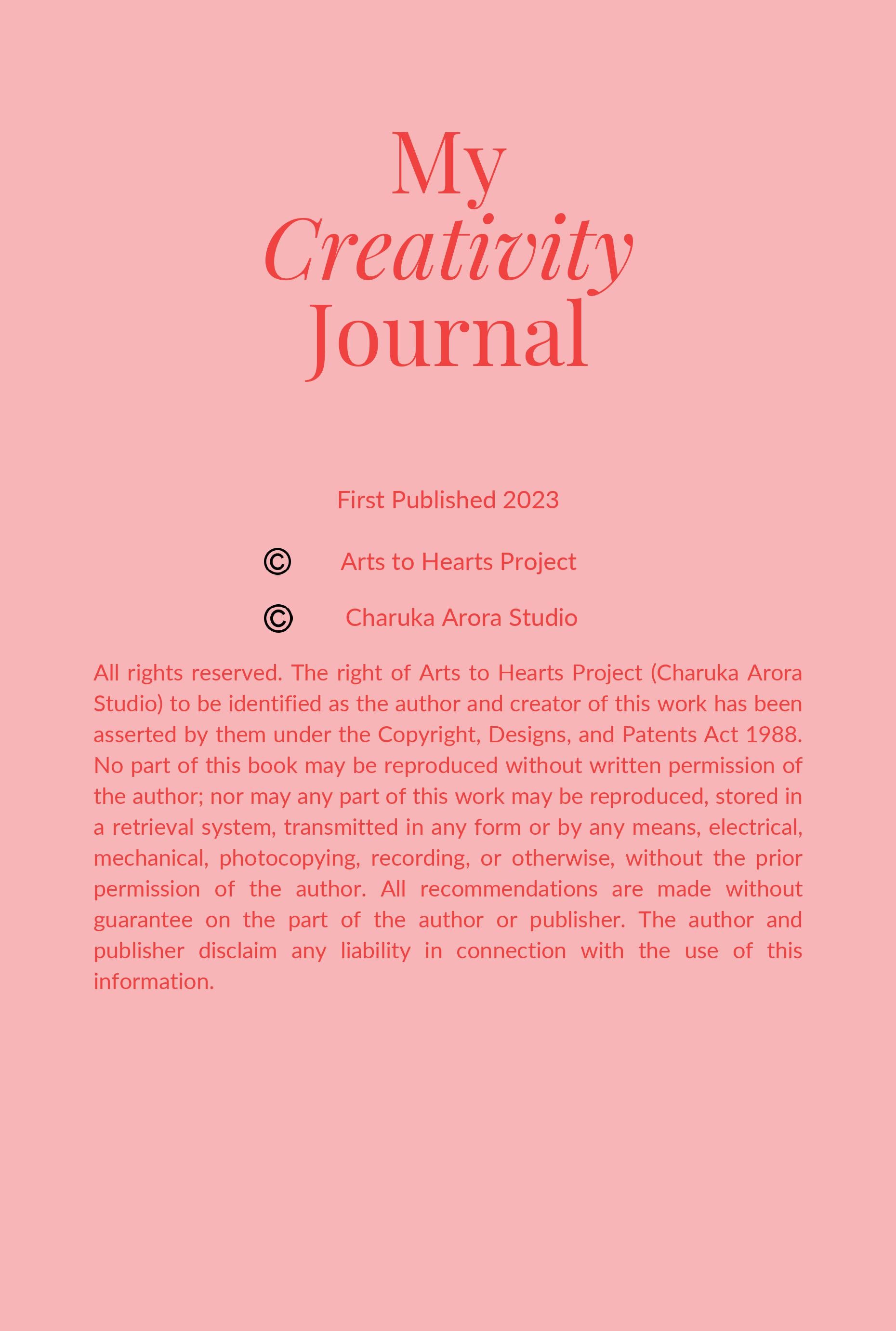 My Creativity Journal