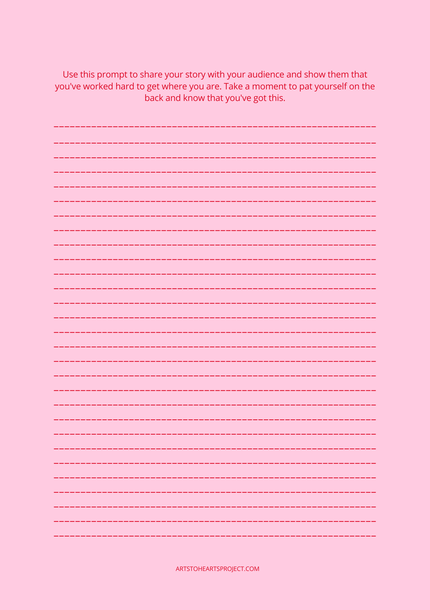 Arts To Hearts Quest 2024: A 90 days journey to find your Artist Soul