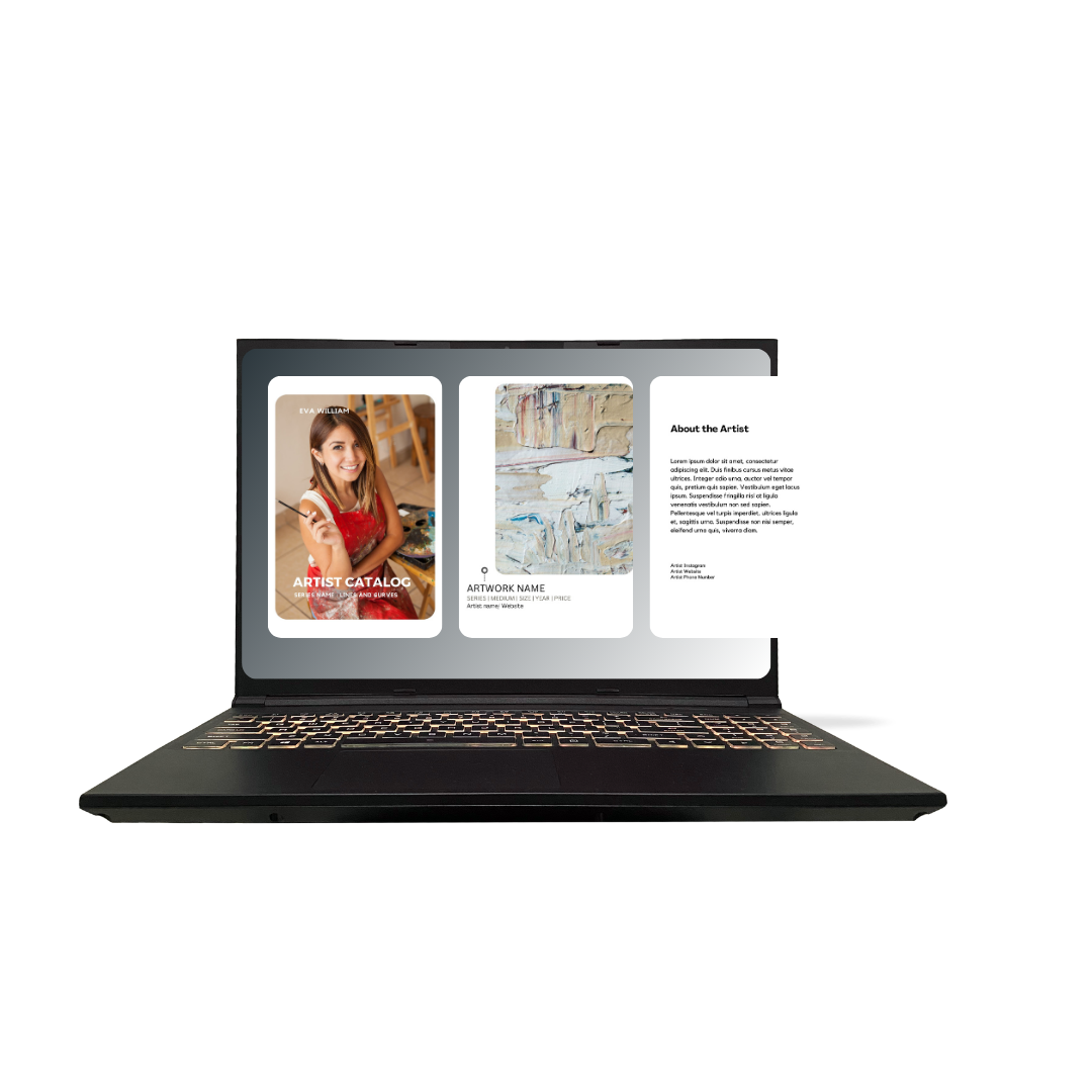 Artist Series Catalog Template