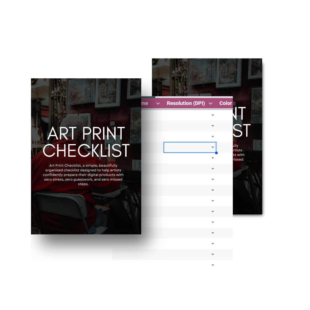 Art Print Checklist For Artists