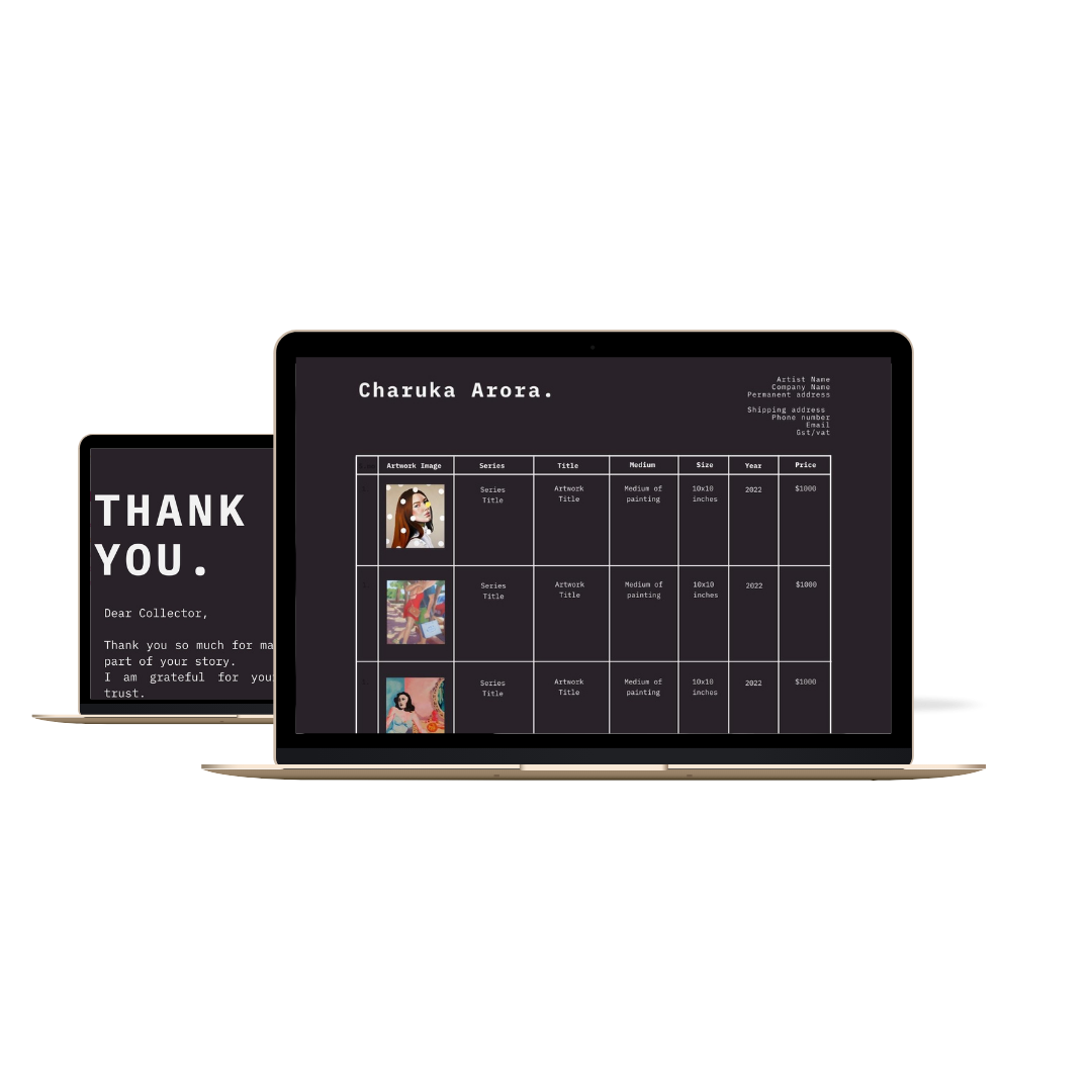 The Artist Brand: Sales Care Bundle (Theme Luna)