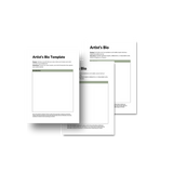 Artist Bio Blueprint- Your Ready To Use Template for Writing Your Artist Bio