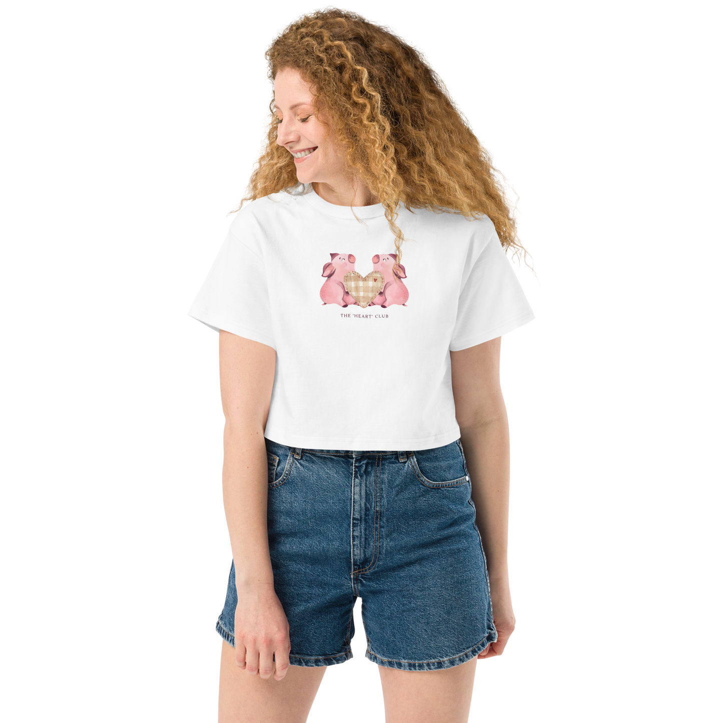 Heart Club crop top