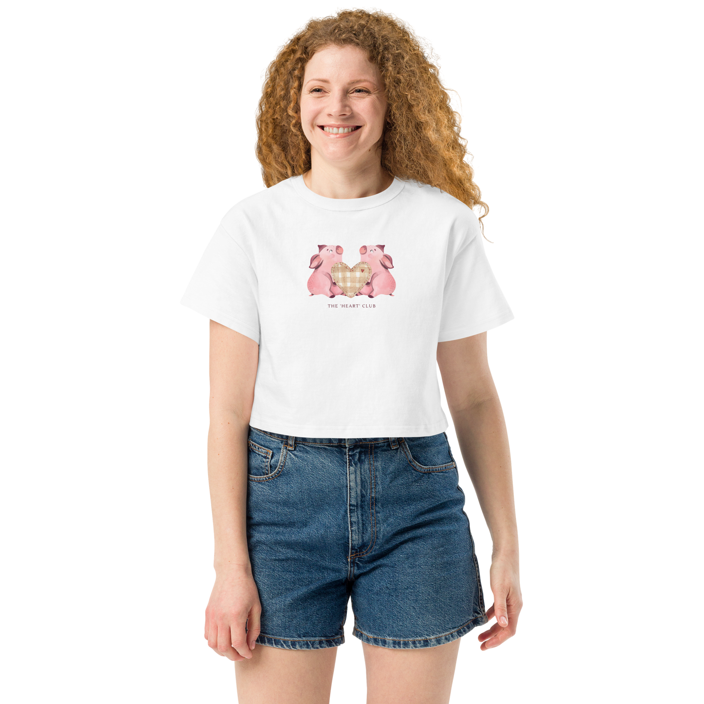 Heart Club crop top