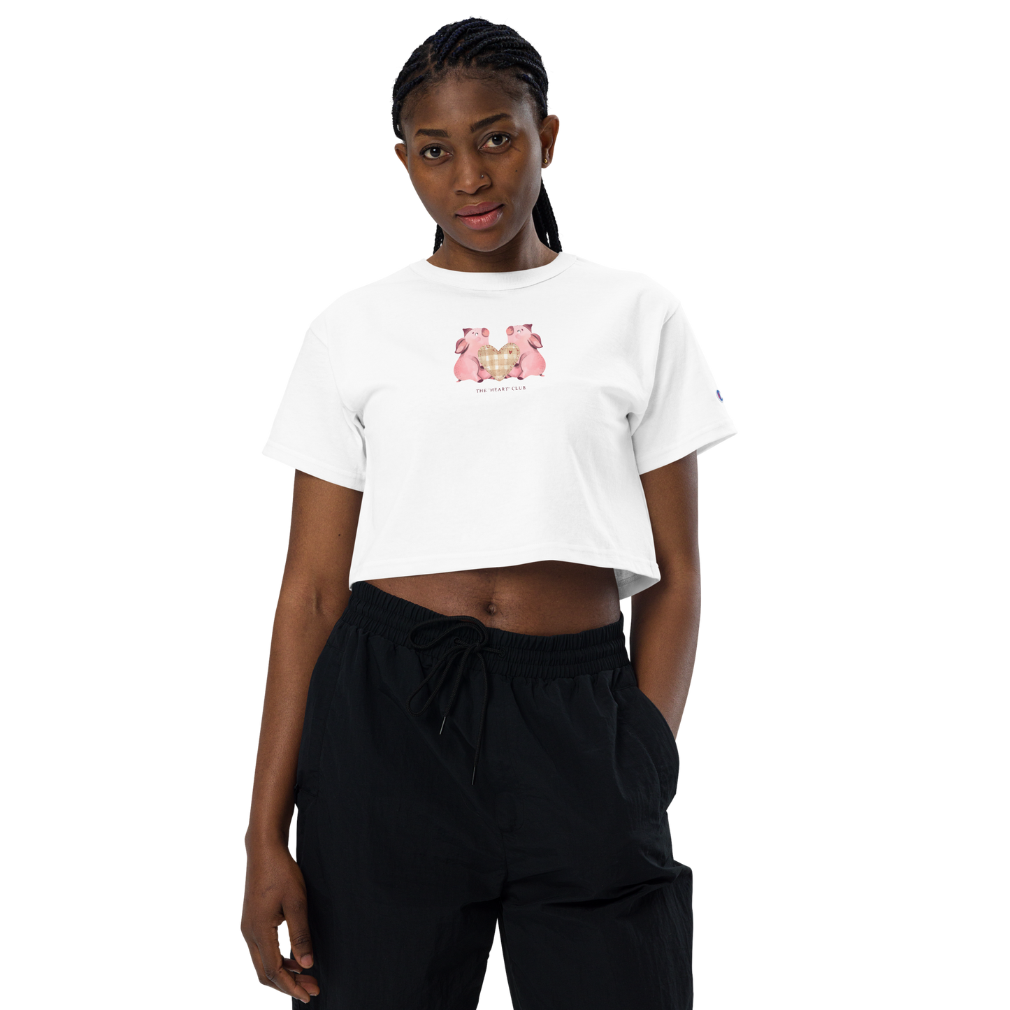 Heart Club crop top