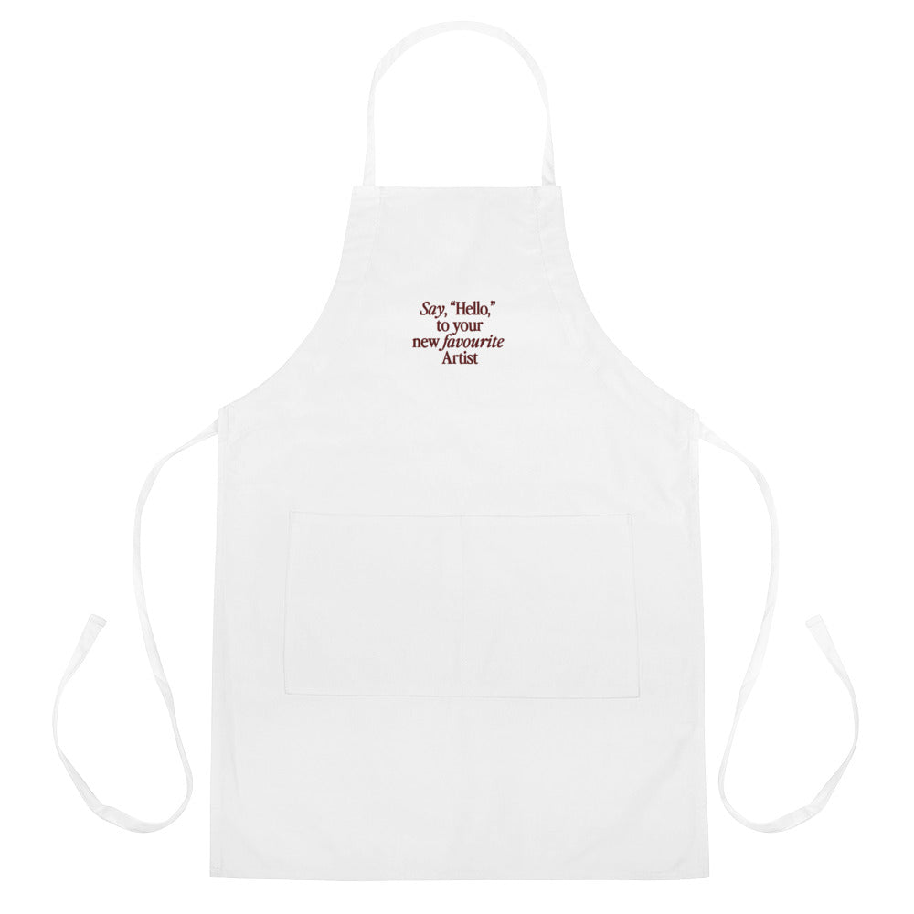 Embroidered Apron