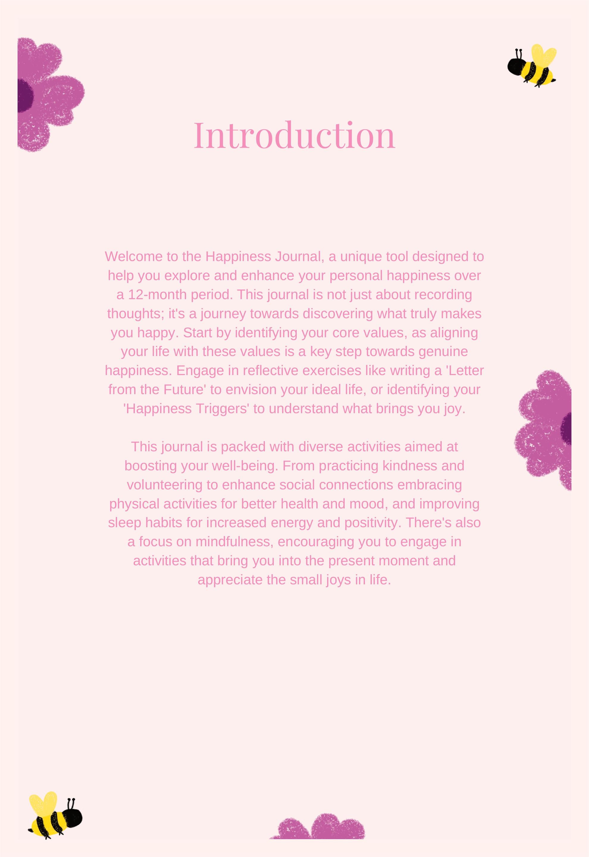 Mon journal du bonheur