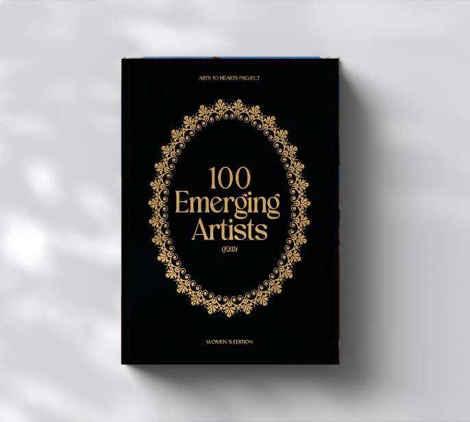 100 Emerging Artists of 2024- Women's Edition [Premium Collectible Edition, Gold Foiled Hard Cover Book]