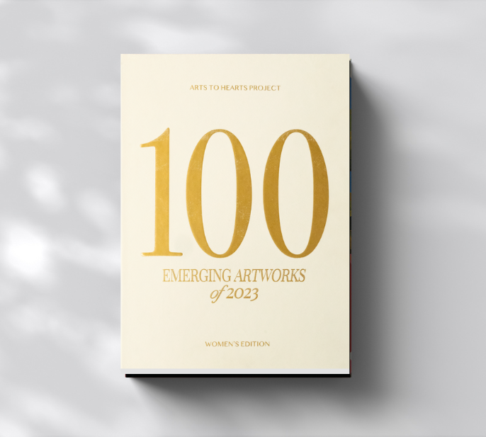 100 Emerging Artworks : 2023 Women's Edition [Premium Collectible Edition, Gold Foiled Hard Cover Book]