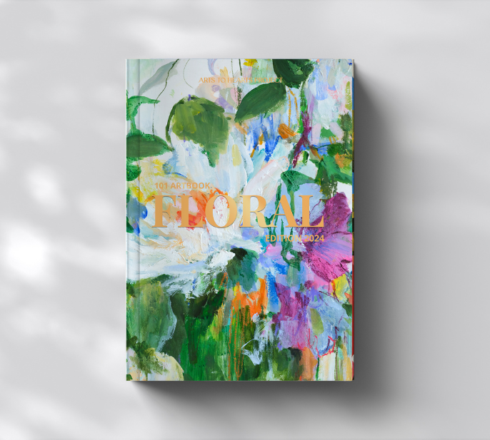 101 Art Book: Floral Edition (Flowers Through the Eyes of 101 Women Artists From around the world) [Premium Collectible Edition, Flip Book]