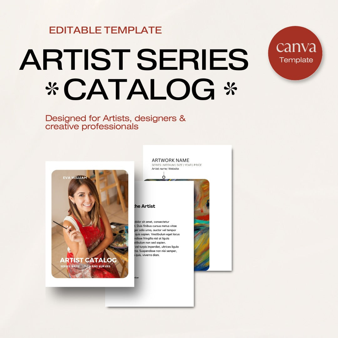 Artist Series Catalog Template