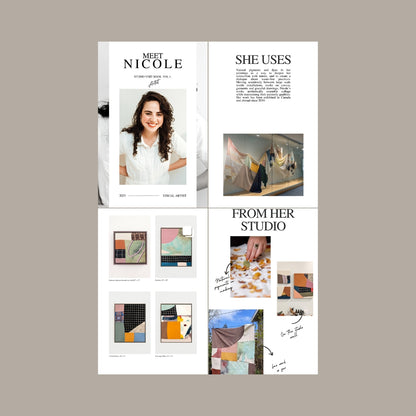 Artists Intro Pack: Professionally Designed Canva templates for Artists