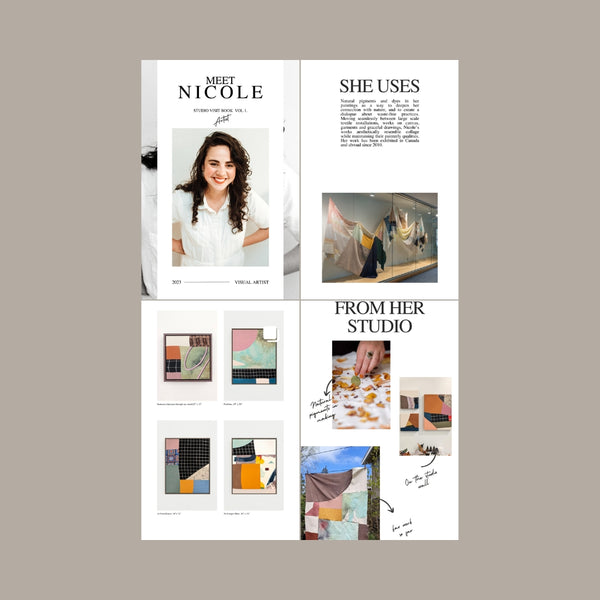 Artists Intro Pack: Professionally Designed Canva templates for Artist