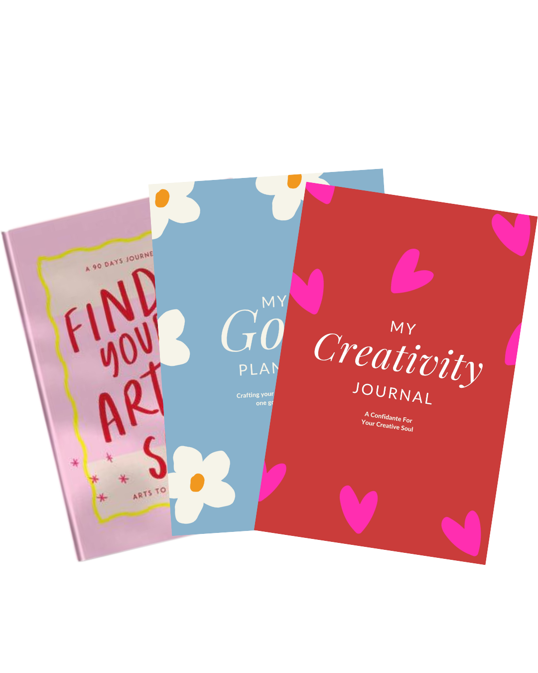 ATH Quest Books + My Creativity Journal + My Goal Planner Combo Pack