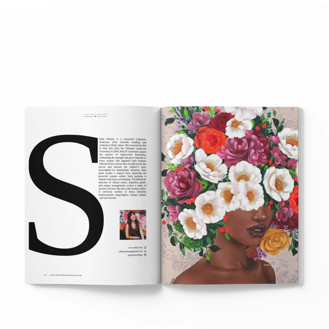 Arts To Hearts Magazine Issue 5- Our First Anniversary Issue [Premium Collectible Edition, Gold Foiled Soft Cover Magazine]