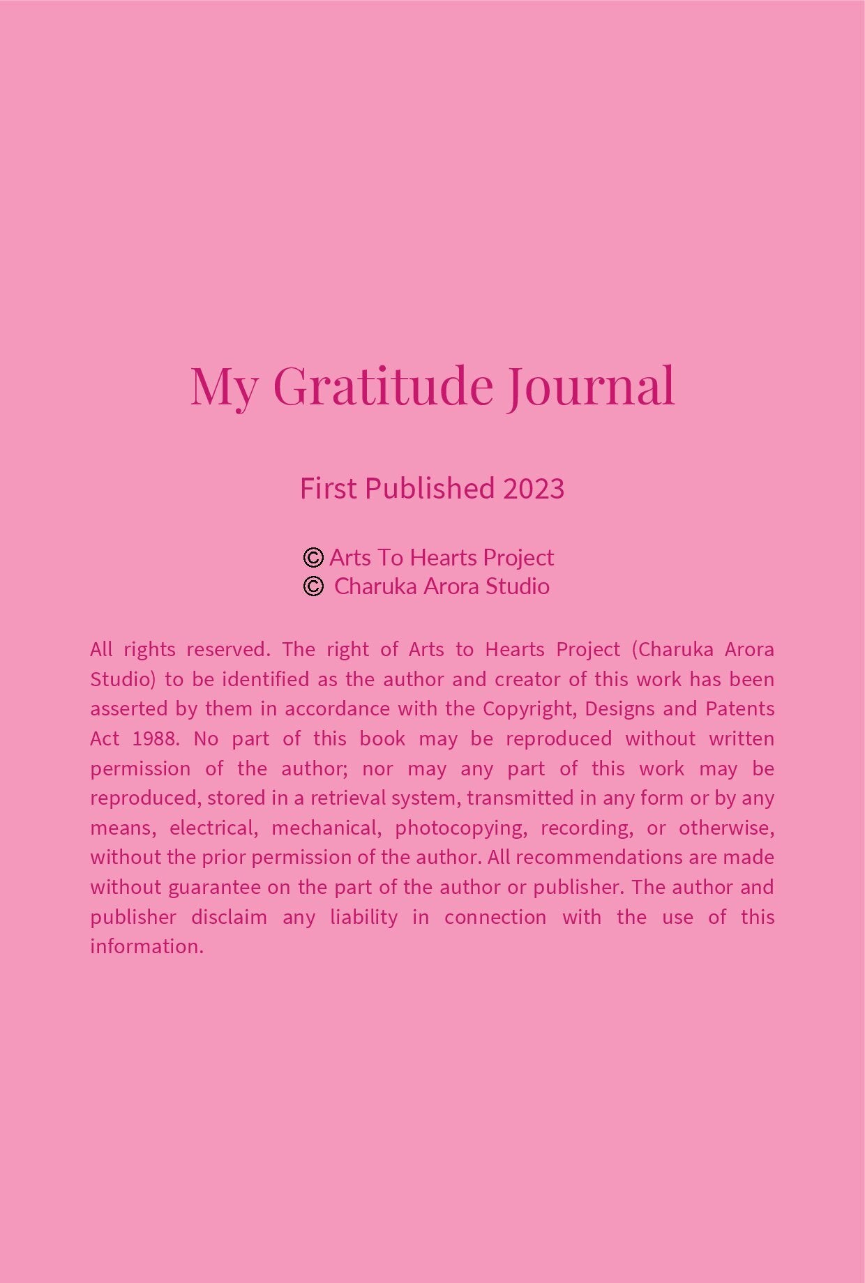 My Gratitude Journal
