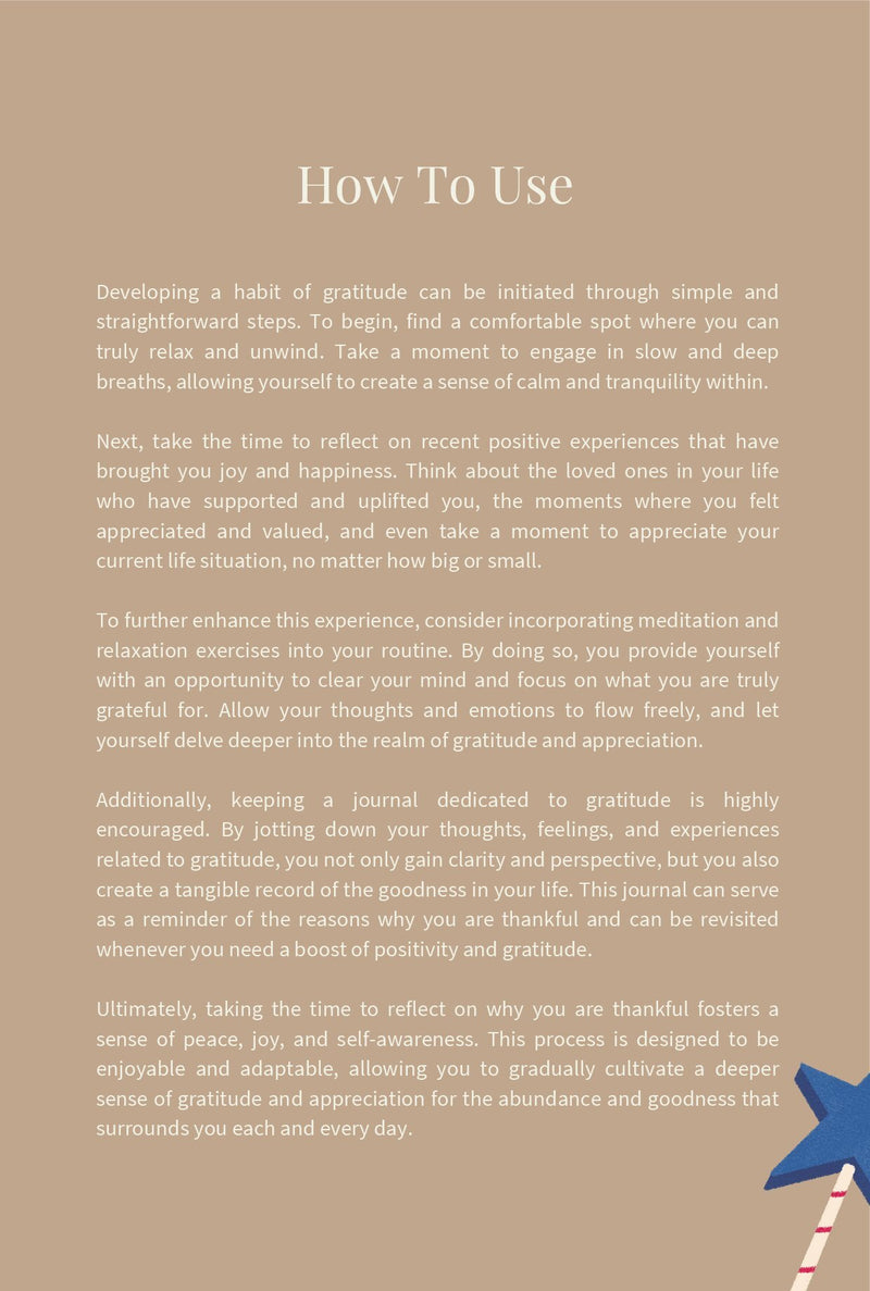 My Gratitude Journal