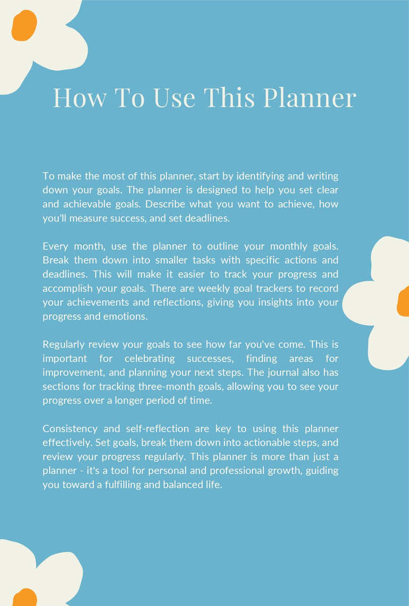 My Goal Planner