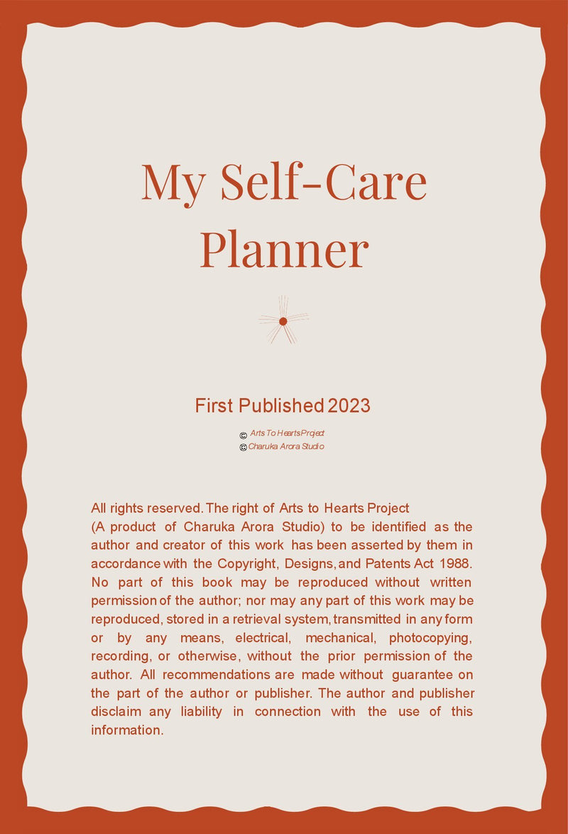 Self-Care Planner