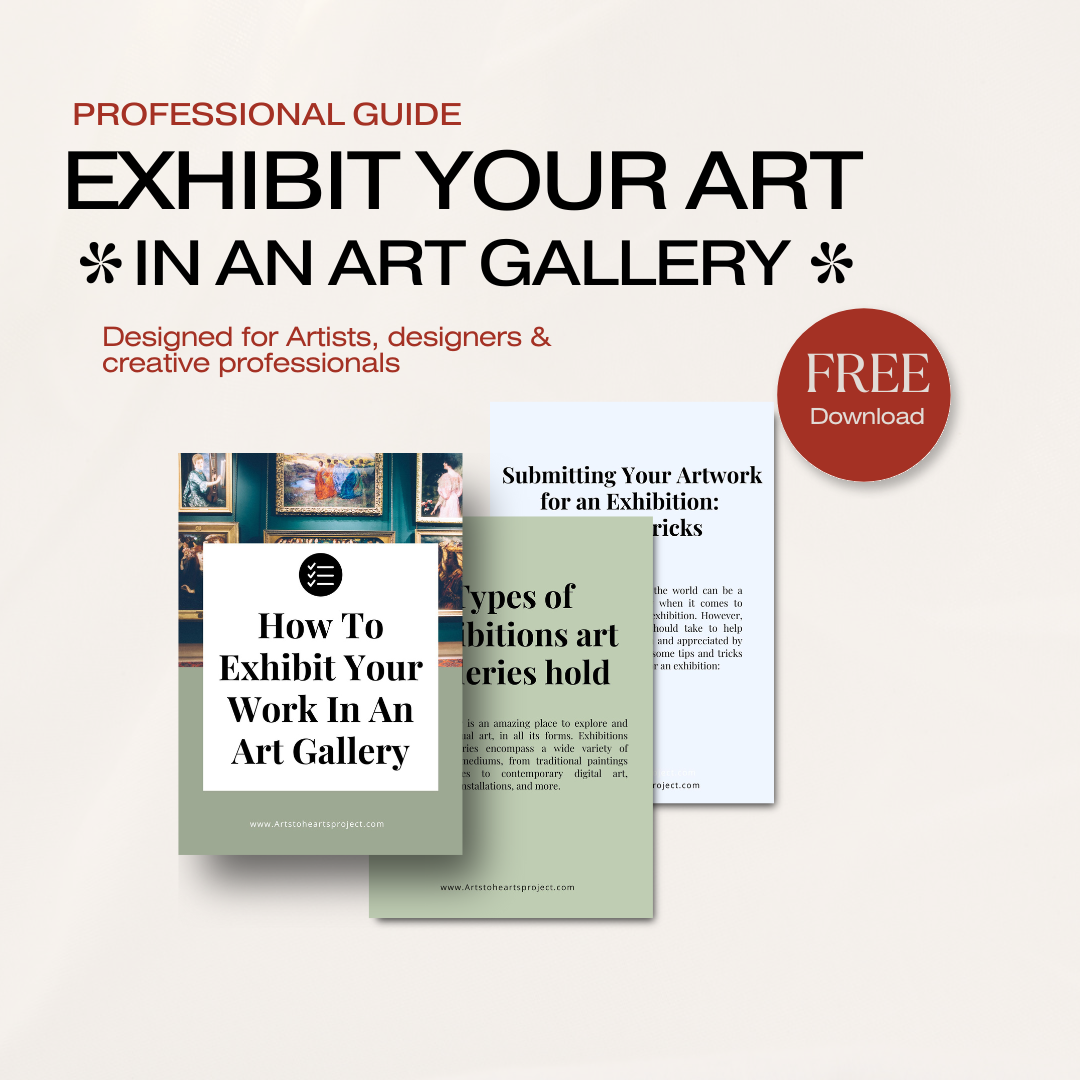 How To Exhibit Your Work In An Art Gallery (FREE DOWNLOAD)