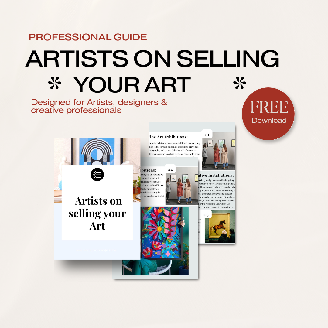 Tips from top artists on selling your art. (FREE DOWNLOAD)
