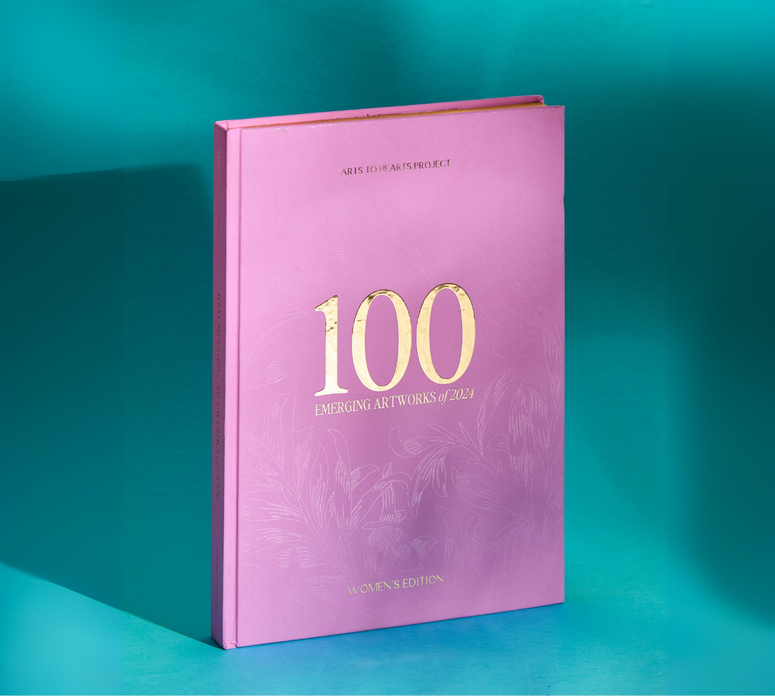 100 Emerging Artworks: 2024 Women's Edition [Premium Collectible Edition, Gold Foiled Hard Cover Book]