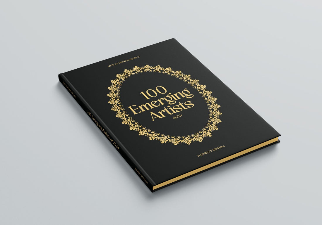 100 Emerging Artists of 2024- Women's Edition [Premium Collectible Edition, Gold Foiled Hard Cover Book]