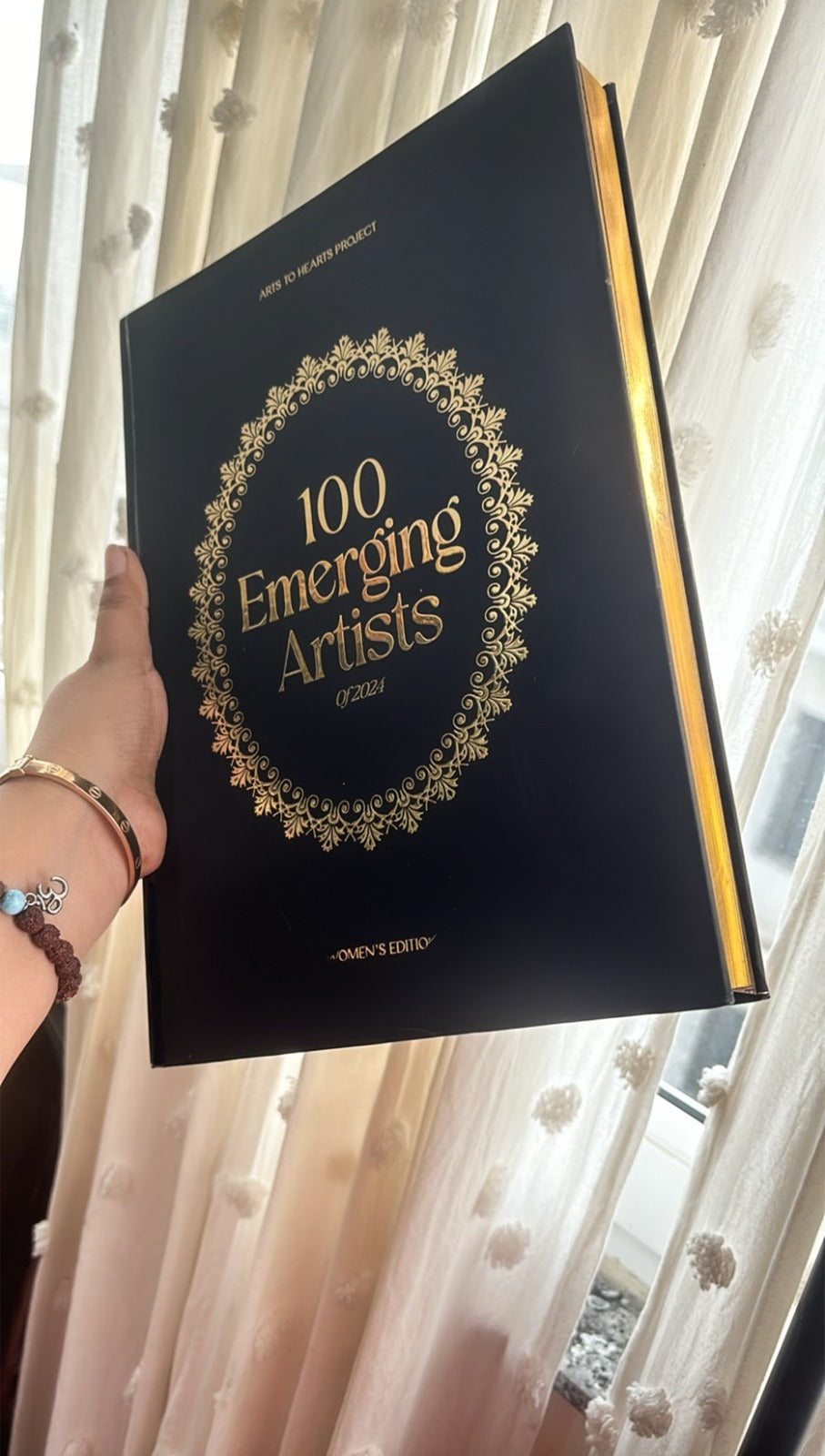 100 Emerging Artists of 2024- Women's Edition [Premium Collectible Edition, Gold Foiled Hard Cover Book]