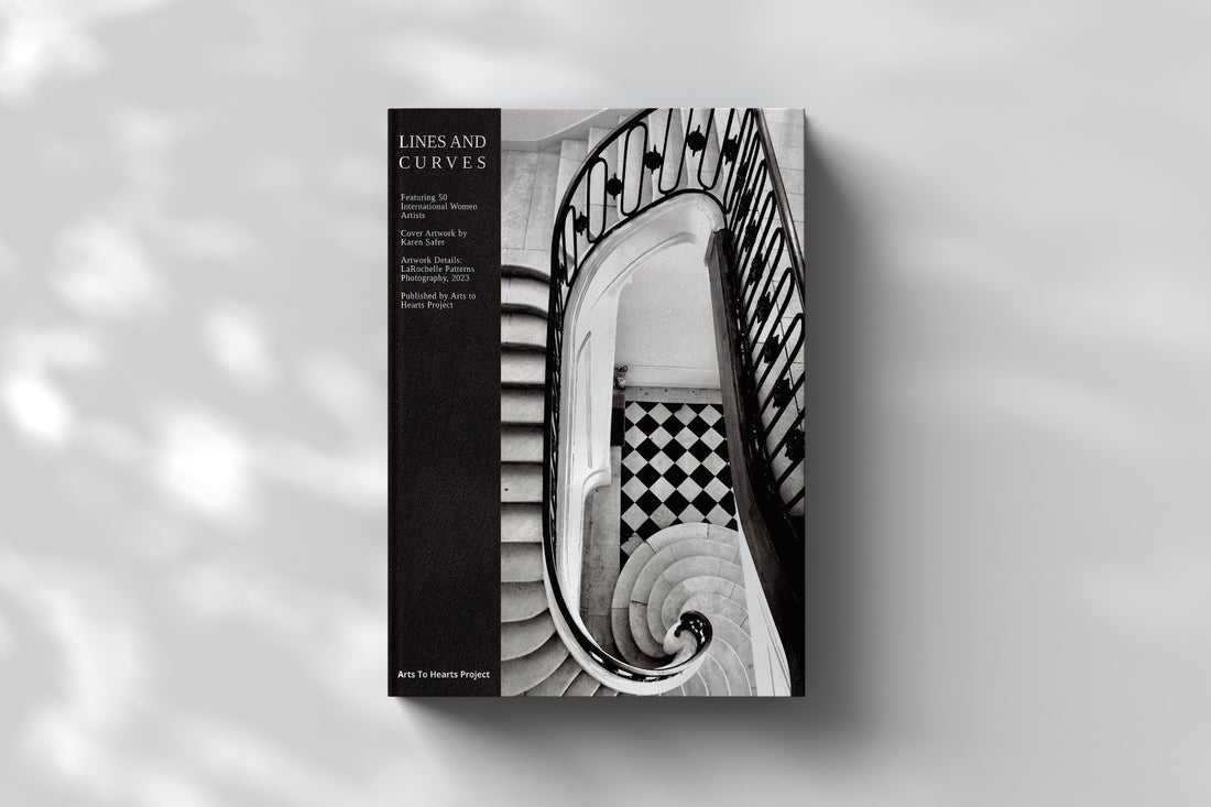 The lines and Curves Book - An international showcase of creativity through the simplicity of lines and curves [Premium Collectible Edition, Velvet and ShinyHard Cover Book]