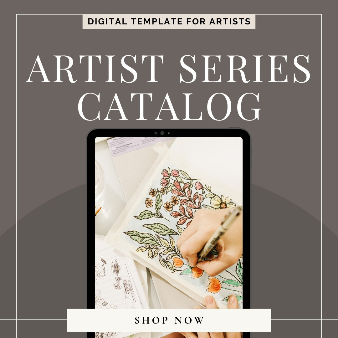 Artist Series Catalog Template