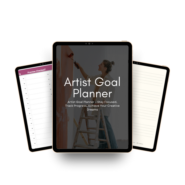Artist Goal Planner Template