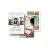 Customizable Digital Portfolio Template for Artists