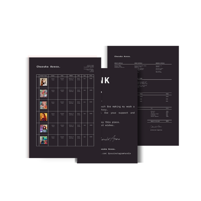 The Artist Brand: Sales Care Bundle (Theme Luna)