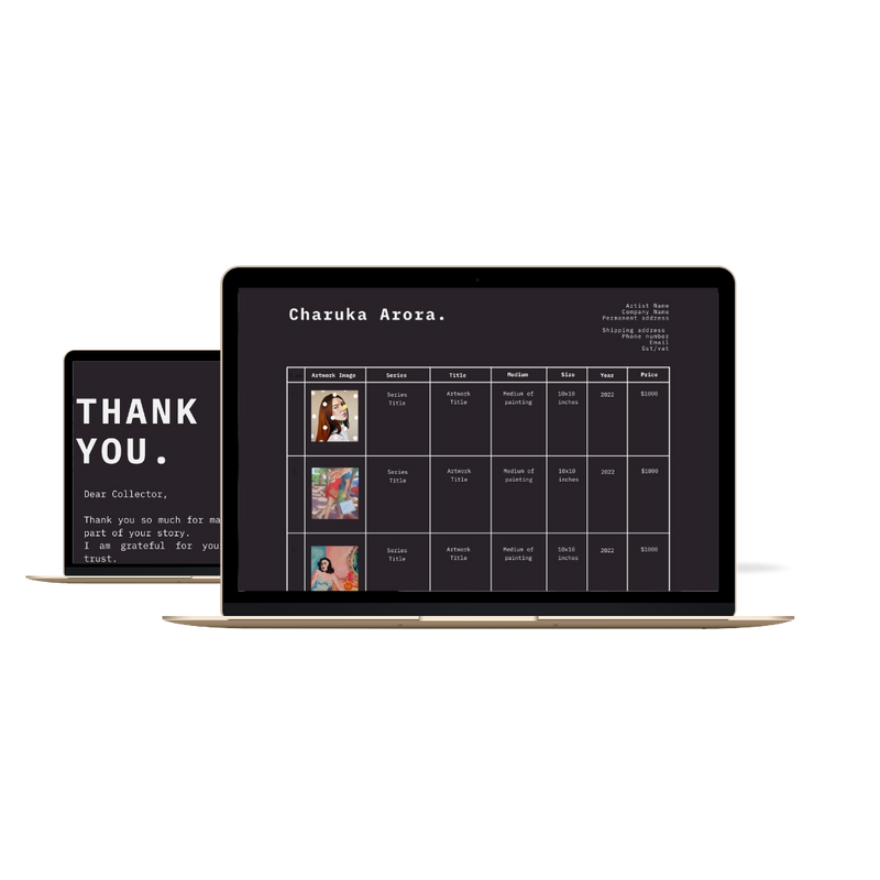 The Artist Brand: Sales Care Bundle (Theme Luna)