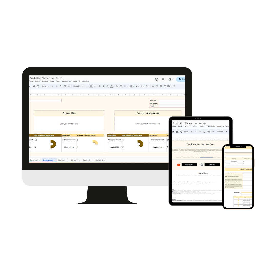 Artwork Series Planner for Artists