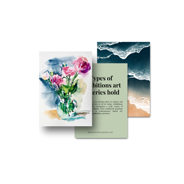 Exhibition Catalog Template for Artists
