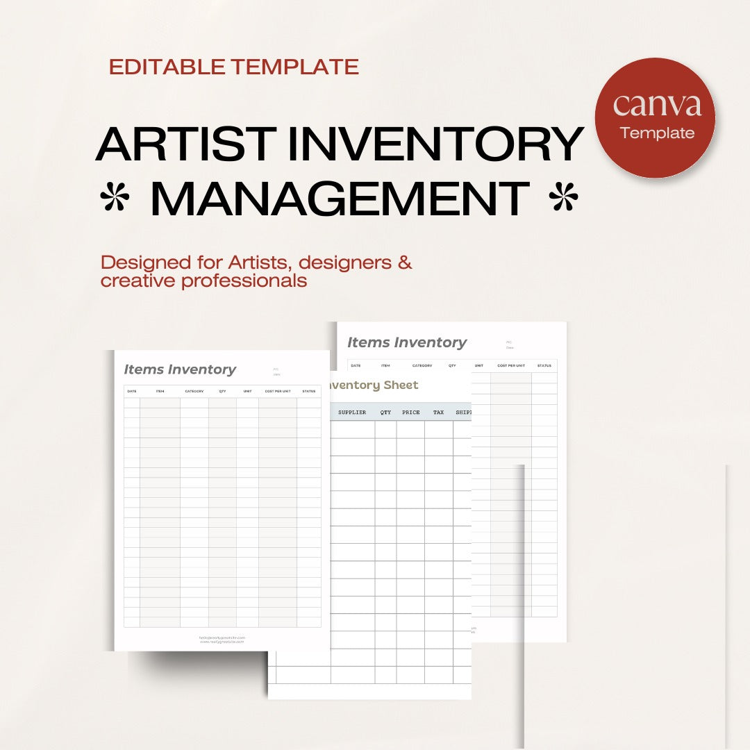 Artist Inventory Management