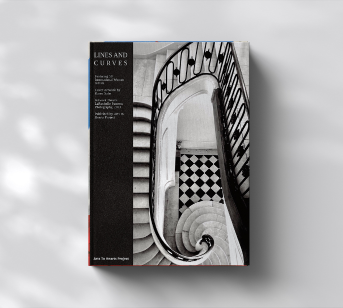 The lines and Curves Book - An international showcase of creativity through the simplicity of lines and curves [Premium Collectible Edition, Velvet and ShinyHard Cover Book]