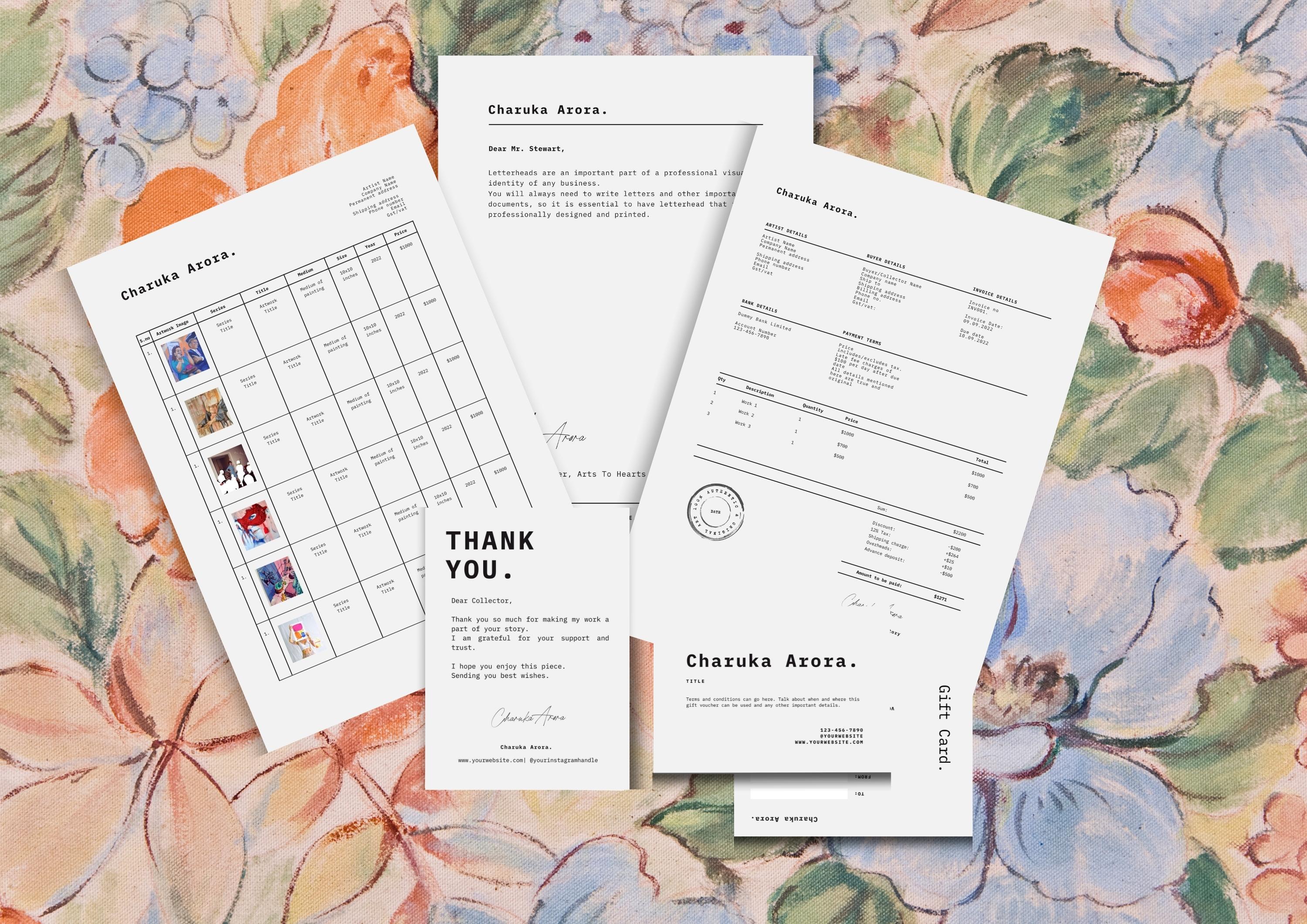 The Artist Brand: Sales Care Bundle (Theme Luna)