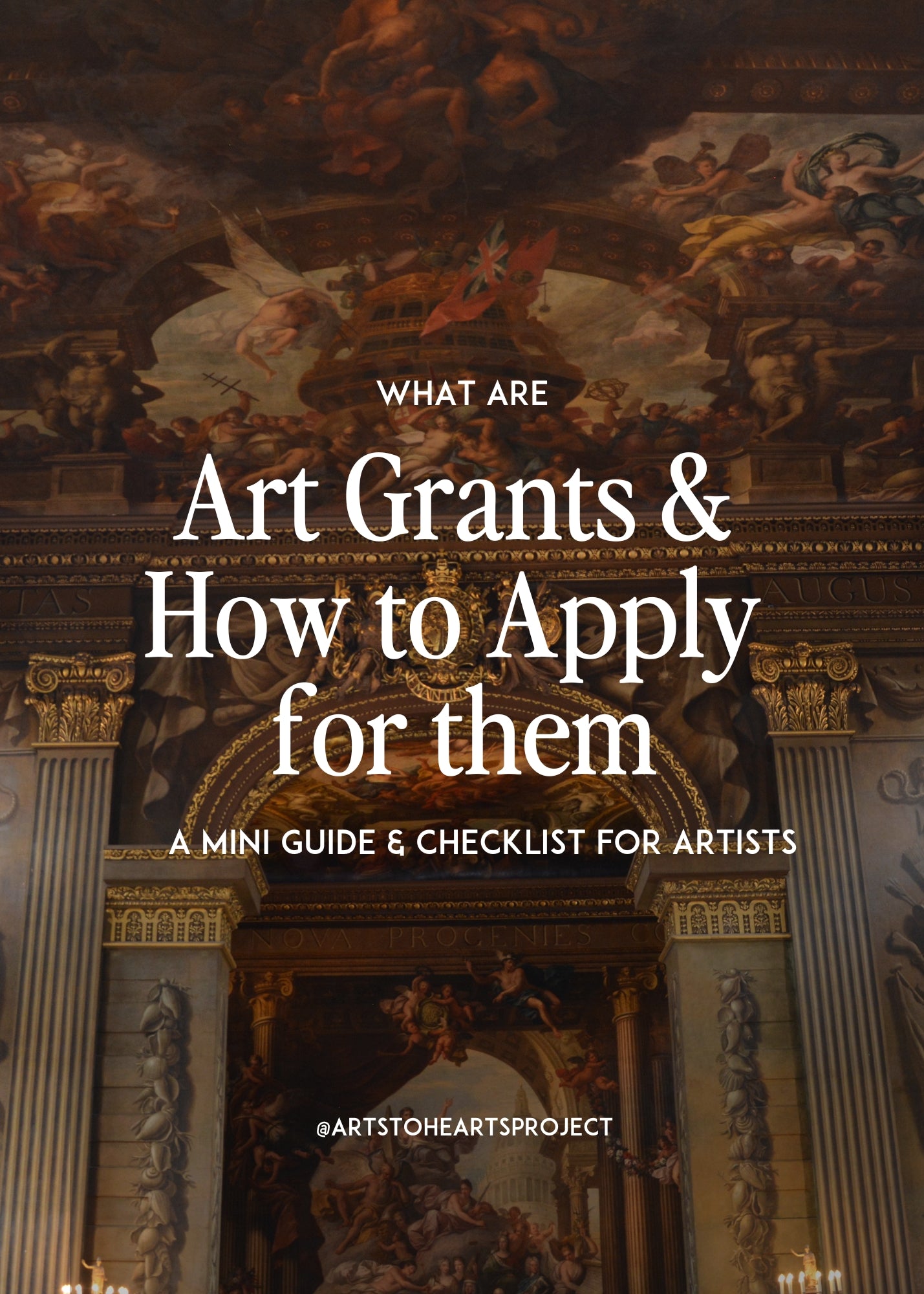 Art Grants & How to Apply for them: Mini Guide & Checklist to get started & organised