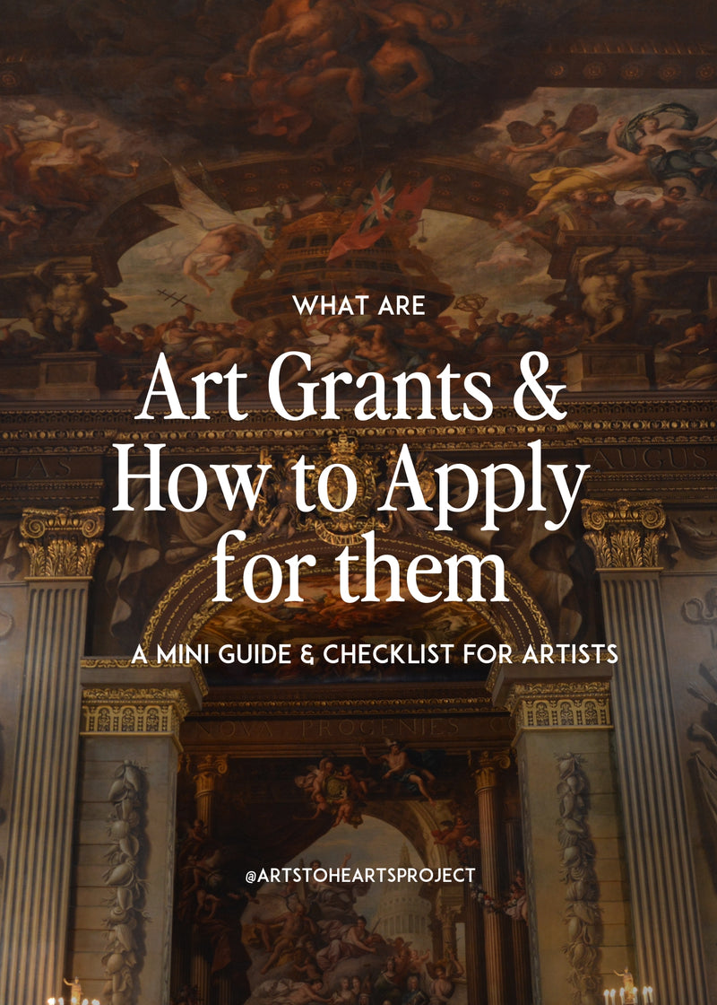 Art Grants & How to Apply for them: Mini Guide & Checklist to Get Started & Organized