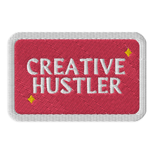 Creative Hustler Badge {Embroidered patches}